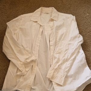 beachlunchlounge White Casual Button Down Shirt